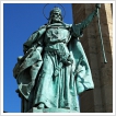 St. Stephen at Heroes's Square - photographed by Ákos Moro